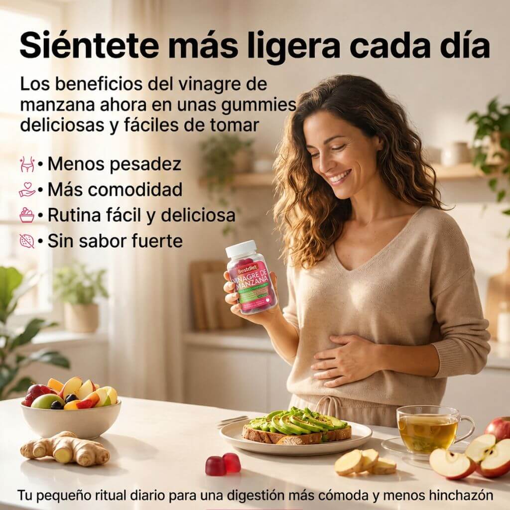 Gummies de Vinagre de Manzana con Apoyo Digestivo