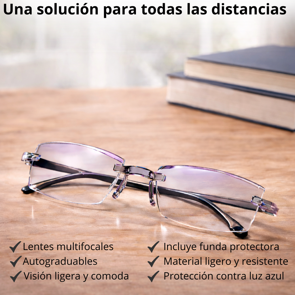 Gafas Multifocales con Protección de Luz Azul