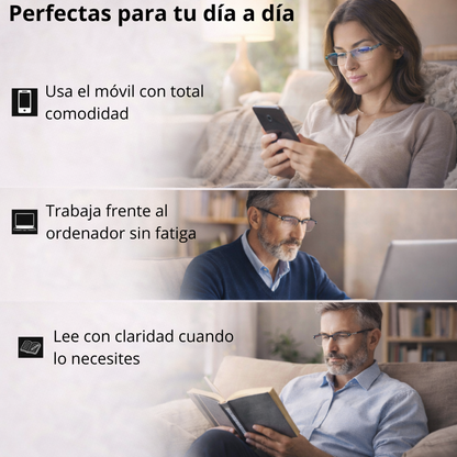 Gafas Multifocales con Protección de Luz Azul