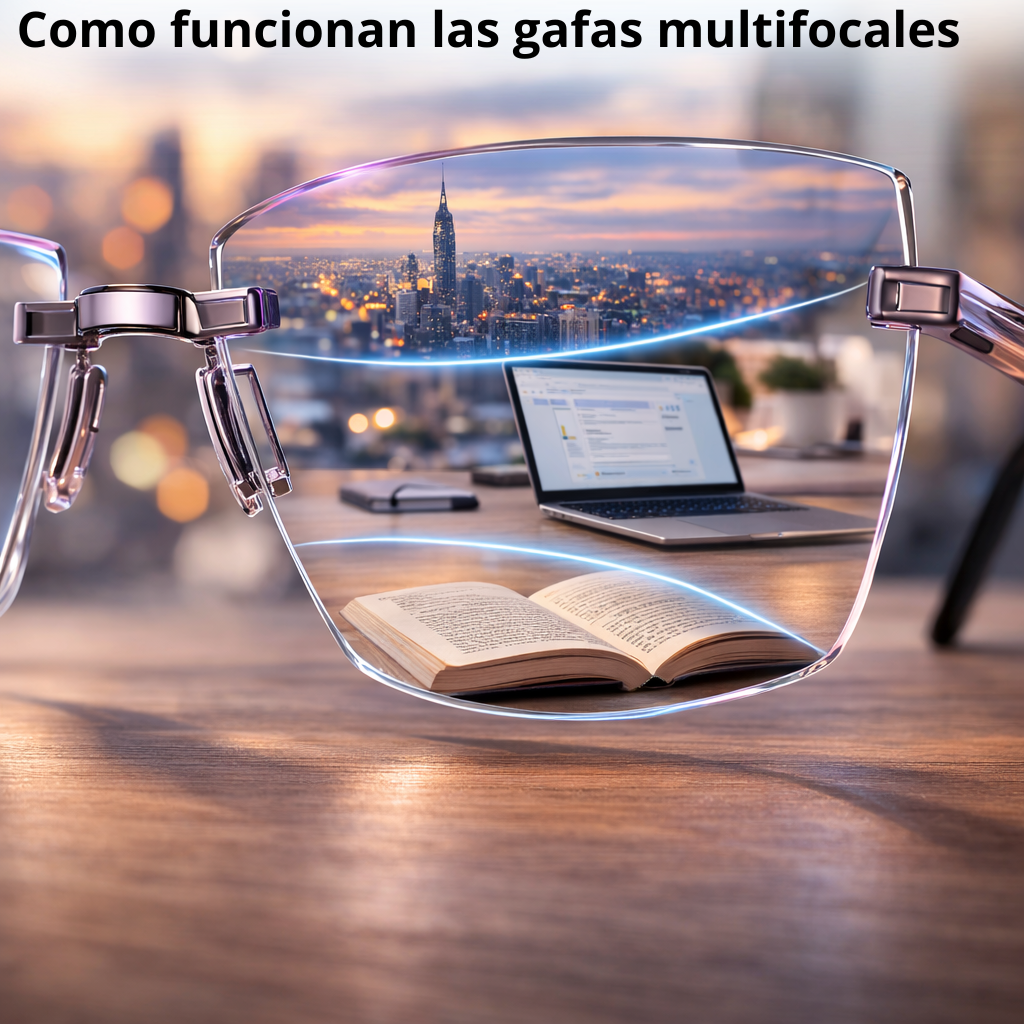 Gafas Multifocales con Protección de Luz Azul