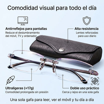 Gafas Multifocales con Protección de Luz Azul